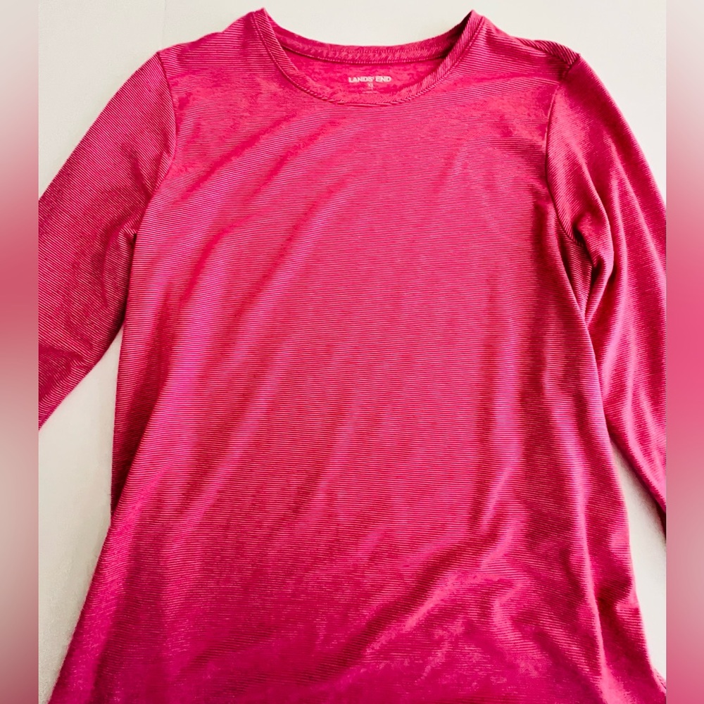 LANDS END WOMEN'S LONG SLEEVE MOISTURE WICKING